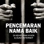 Pasal Pencemaran Nama Baik Dan Ancaman