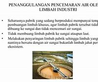 Pencemaran Air Oleh Limbah Industri Biasanya Mengakibatkan